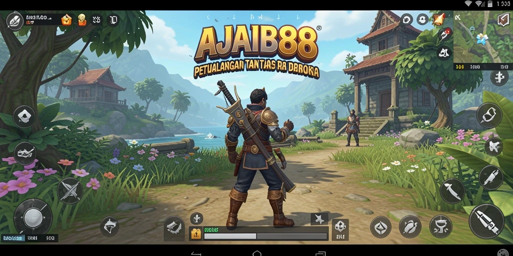 Screenshot AJAIB88 menampilkan petualangan eksplorasi di dunia terbuka.
