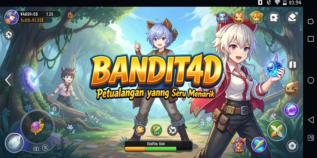 Tampilan gameplay yang mengesankan dalam dunia Anime.