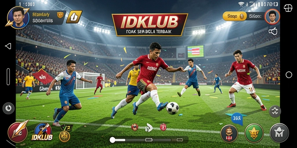 Tampilan permainan IDKLUB yang seru dan interaktif.