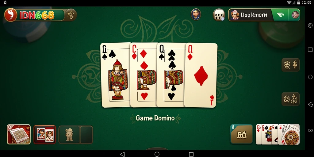 Tampilan gameplay seru di IDN668 dengan fitur menarik.