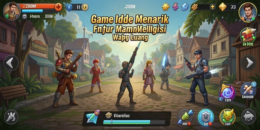 Tampilan gameplay <strong>J200M</strong> yang menarik dan menghibur.