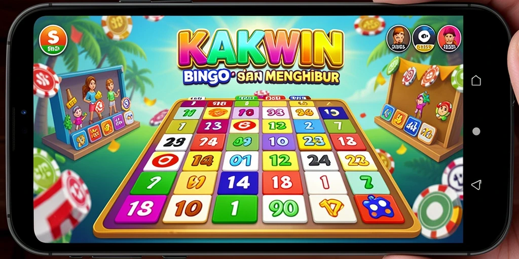 Tampilan gameplay seru di KAKWIN dengan berbagai pilihan Bingo.