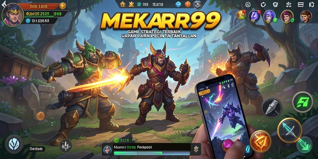 Tampilan gameplay MEKAR99 yang menarik dan dinamis.