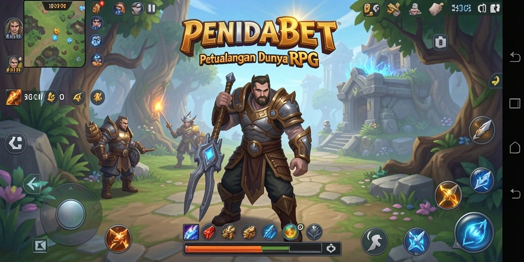 Screenshot utama PENIDABET menampilkan aksi pertarungan yang seru dan dinamis.