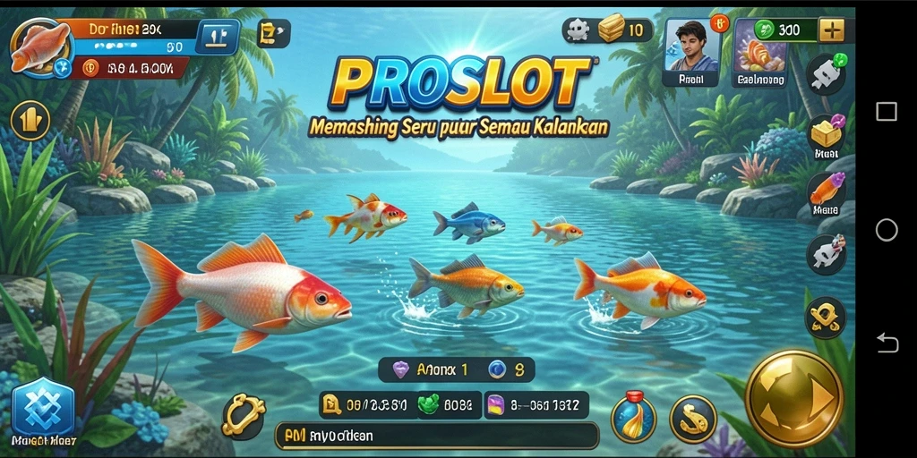 Tangkapan ikan besar dalam gameplay PROSLOT yang seru.