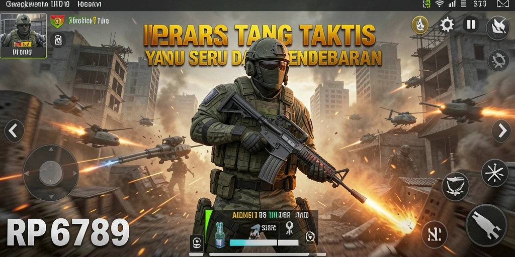 Screenshot yang menunjukkan aksi memukau dalam gameplay RP6789.
