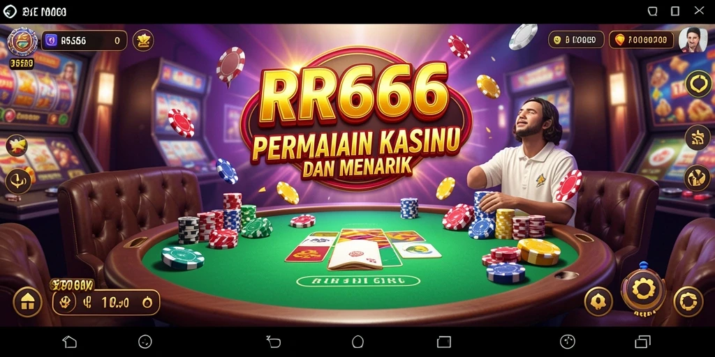 Screenshot gameplay RR666 dengan tampilan menarik dan interaktif dari permainan Kasino.