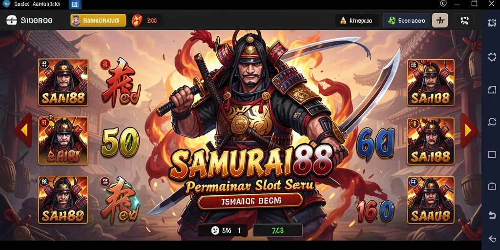 Tampilan menawan dari gameplay Slot SAMURAI88 yang menghibur.