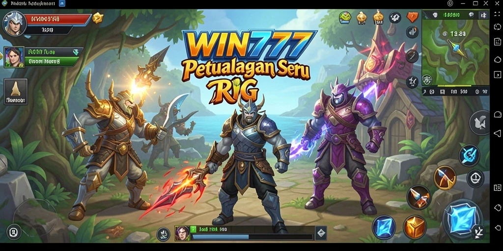 Gameplay seru dalam <strong>WIN777</strong> yang penuh strategi dan petualangan.